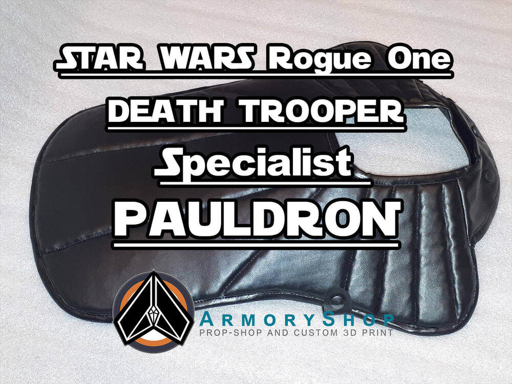 Death Trooper soft parts: pauldrons