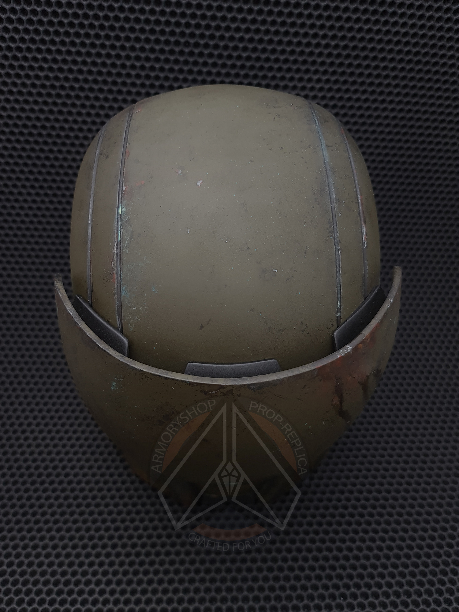 ICAT Imperial Combat Assault Juggernaut Transport Driver Helmet (Mandalorian, Weathered, FINISHED)