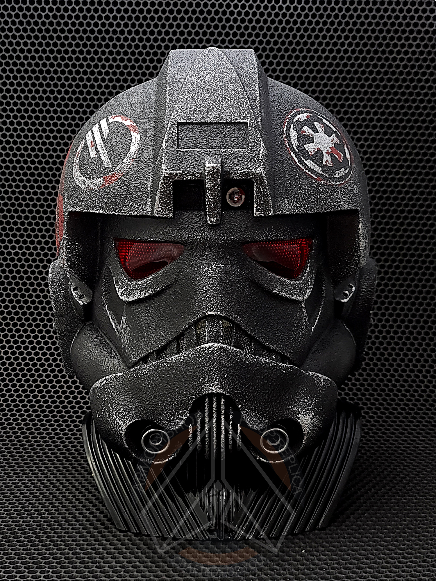 Mythos Series: Inferno Imperial TIE Bomber Pilot Helmet (MYTHOS, Weathered, Finished)
